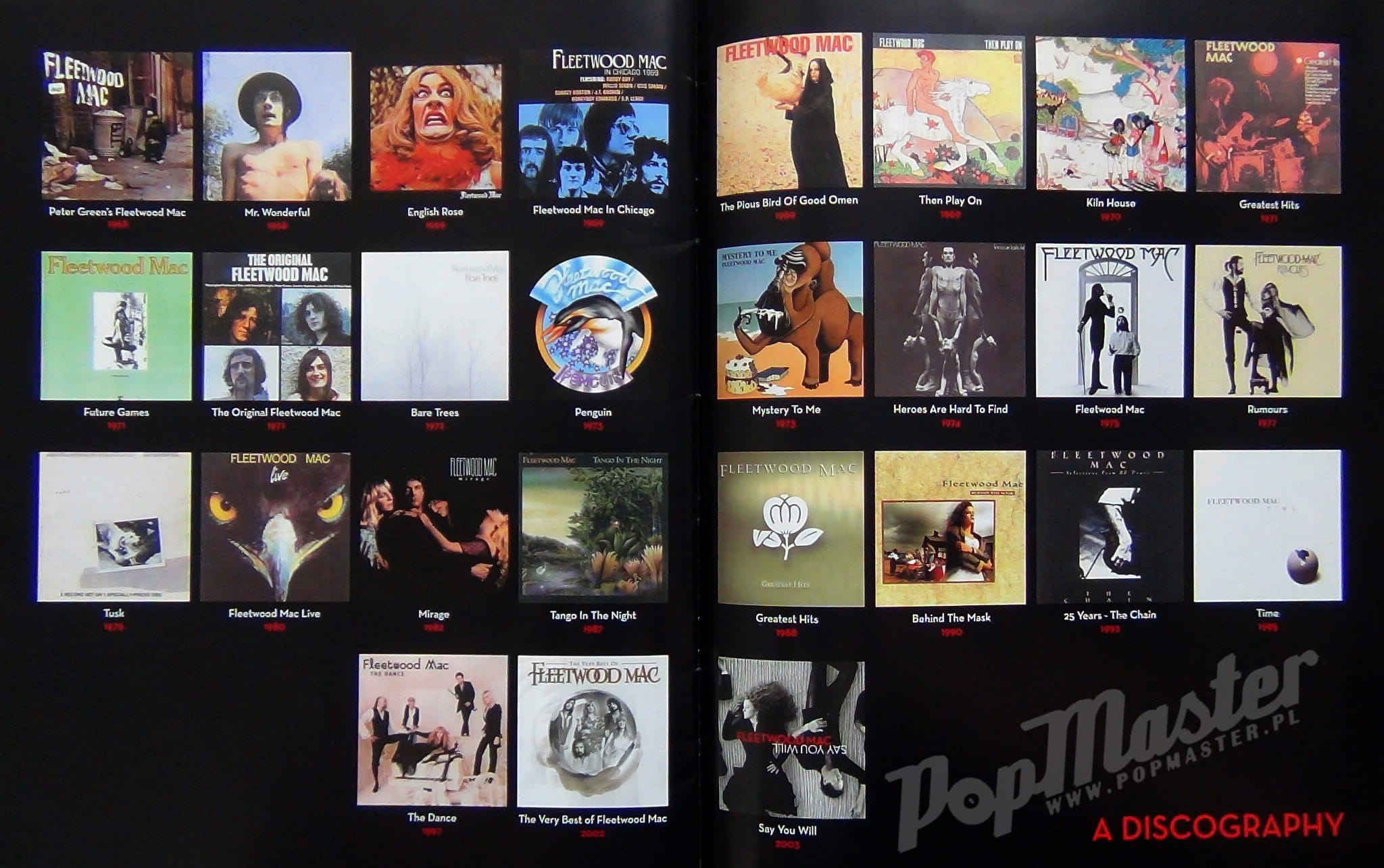 FLEETWOOD MAC-DISCOGRAPHY